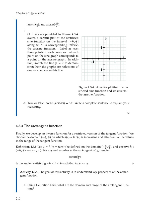 Active Preparation for Calculus - Page 210